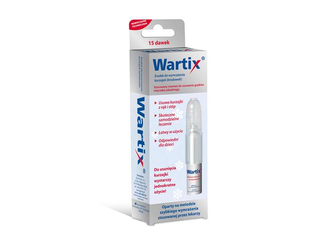 Wartix Środek do usuwania kurzajek interakcje ulotka spray do stosowania na skórę  38 ml