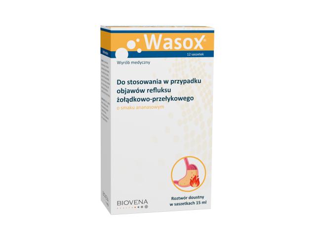 Wasox interakcje ulotka roztwór  12 sasz. po 15 ml