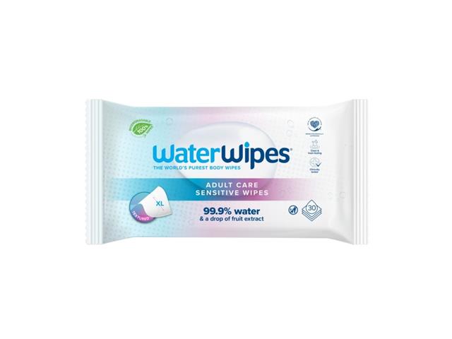 WaterWipes Chusteczki BIO Nawilżane wodne ADULT interakcje ulotka chusteczka  30 szt.