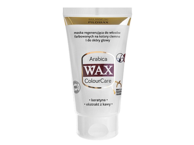Wax Angielski Pilomax Arabica ColourCare Maska włosy ciemne farbowane interakcje ulotka   70 ml