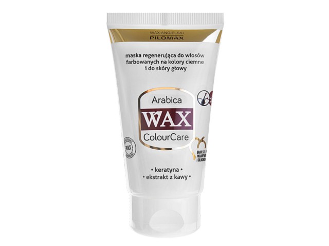 Wax Angielski Pilomax Arabica ColourCare Maska włosy ciemne farbowane interakcje ulotka maska do włosów  70 ml