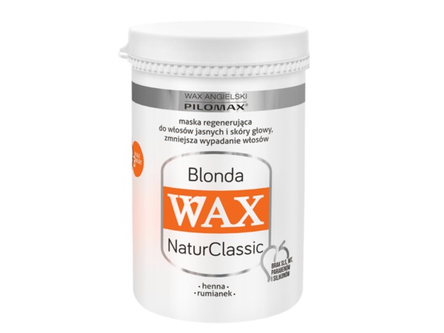 Wax Angielski Pilomax Blond NaturClassic Maska włosy jasne interakcje ulotka   480 ml