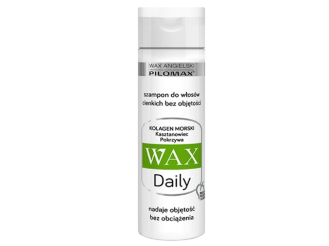 Wax Angielski Pilomax Daily Szampon do mycia włosów cienkich interakcje ulotka szampon  200 ml