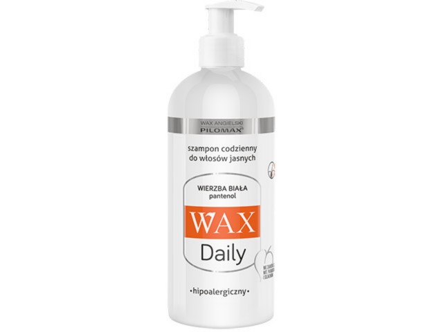 Wax Angielski Pilomax Daily Szampon do mycia włosów interakcje ulotka szampon  400 ml