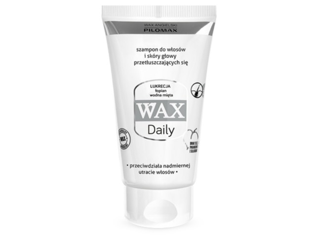 Wax Angielski Pilomax Daily Szampon do mycia włosów przetłuszczających się interakcje ulotka   70 ml