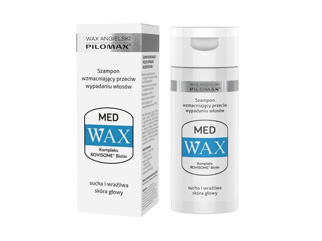 Wax Angielski Pilomax Med Szampon przeciw wypadaniu włosów wzmacniający interakcje ulotka szampon  150 ml