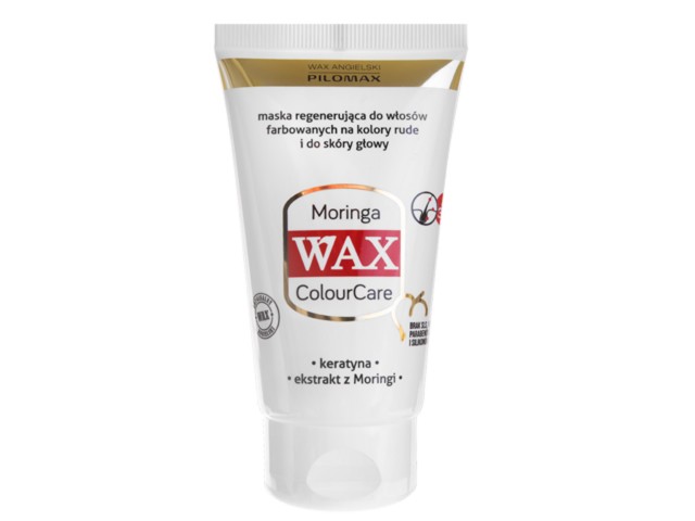 Wax Angielski Pilomax Moringa ColourCare Maska włosy rude farbowane interakcje ulotka   70 ml | tuba