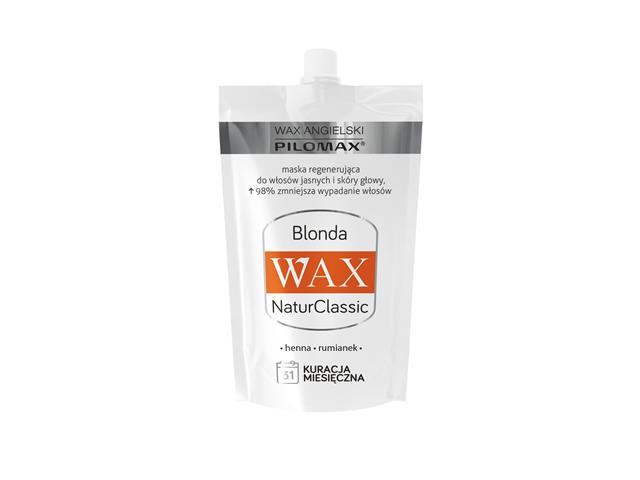 Wax Angielski Pilomax NaturClassic Maska blond, włosy jasne interakcje ulotka   50 ml