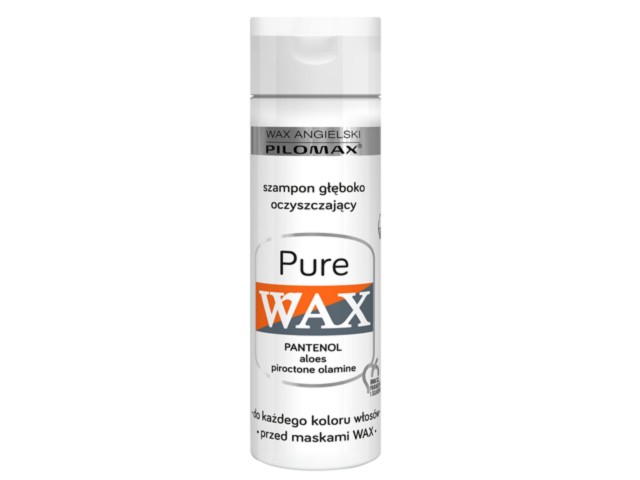 Wax Angielski Pilomax Pure Szampon do mycia włosów oczyszczający interakcje ulotka szampon  200 ml