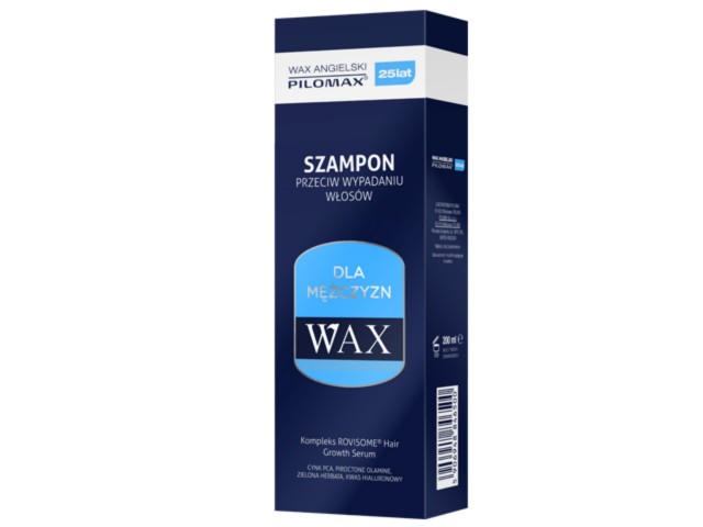 Wax Angielski Pilomax Szampon przeciw wypadaniu włosów mężczyzn interakcje ulotka   200 ml