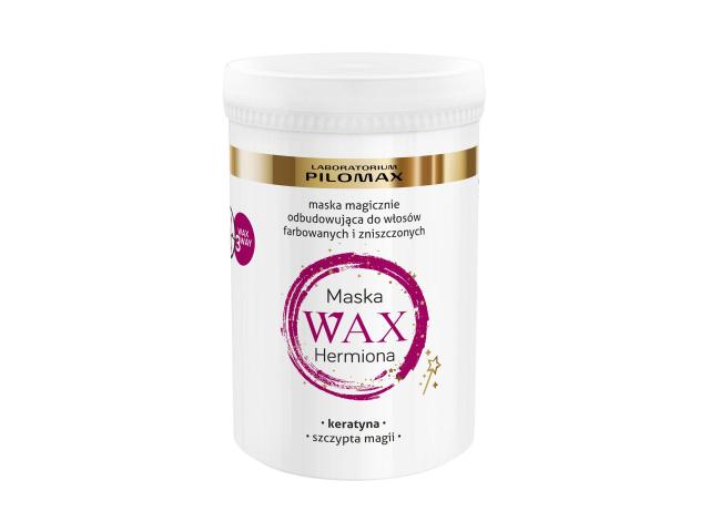 Wax Hermiona Maska do włosów magicznie odbudowująca farbowanych i zniszczonych interakcje ulotka maska do włosów  480 ml