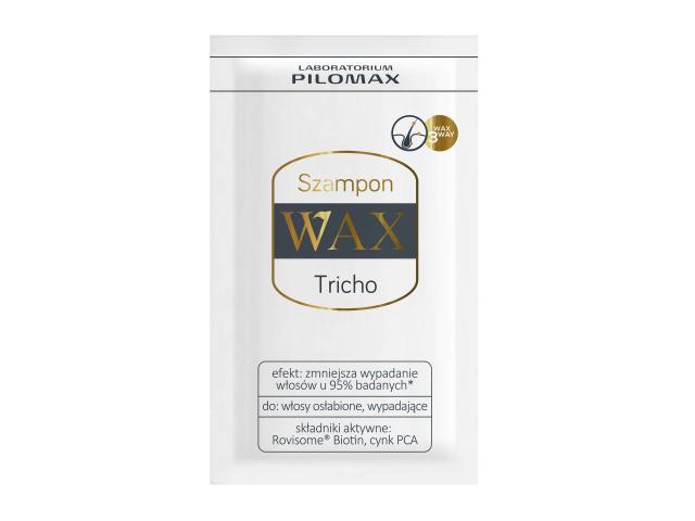 Wax Pilomax Tricho Szampon przeciw wypadaniu włosów wzmacniający interakcje ulotka szampon - 10 ml (sasz.)