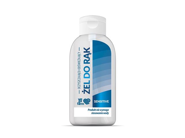 WEGAFARM Oczyszczająco-odśwież. żel d/rąk Sensitive interakcje ulotka żel - 50 ml