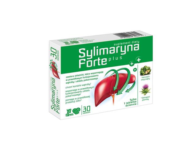 Wegafarm Sylimaryna Forte Plus interakcje ulotka tabletki  30 tabl.