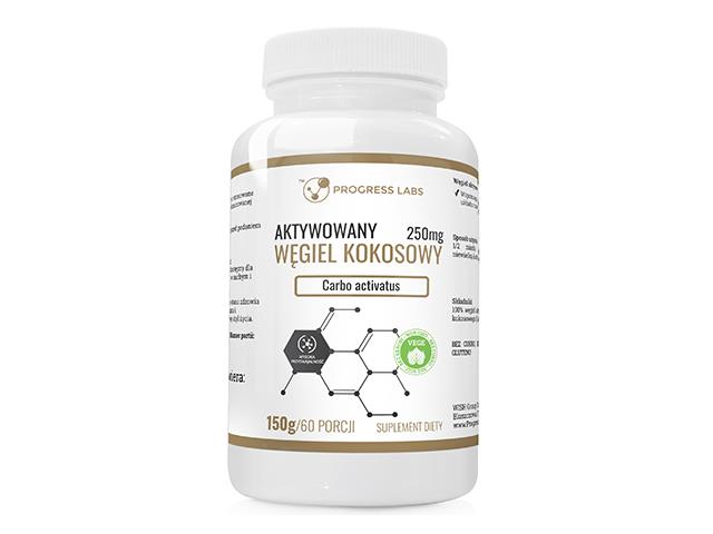 Węgiel Kokosowy Aktywowany 250mg interakcje ulotka proszek  150 g