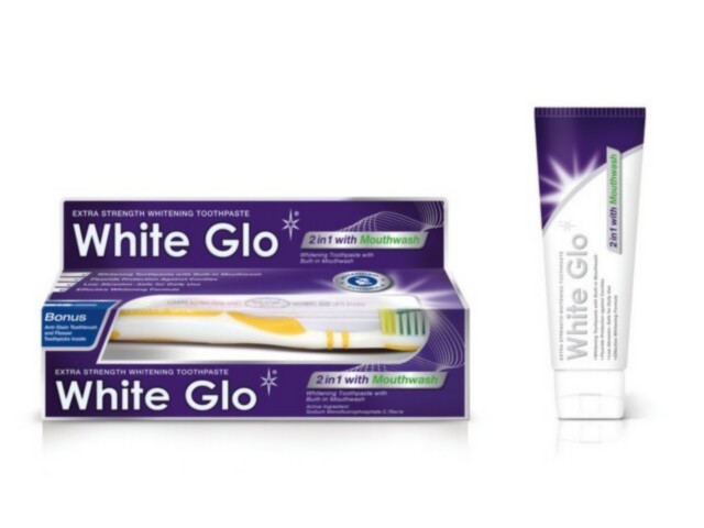 White Glo Pasta do mycia zębów wybielająca formuła pasty i płynu interakcje ulotka   100 ml