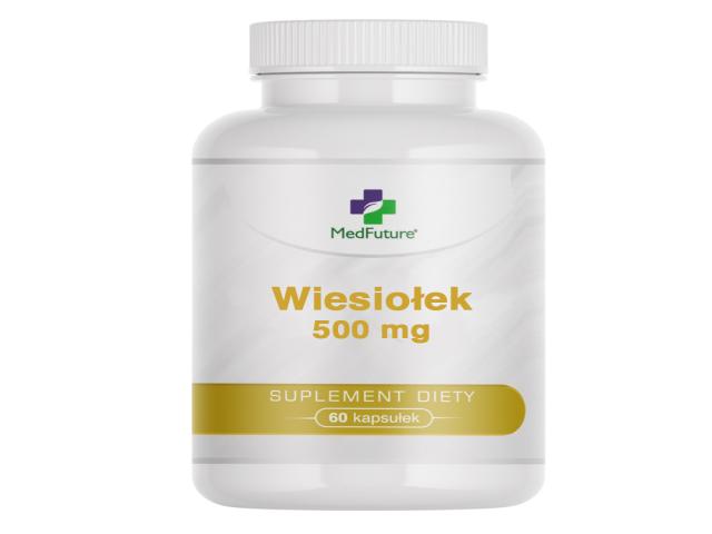 Wiesiołek 500 mg interakcje ulotka kapsułki miękkie - 60 kaps.