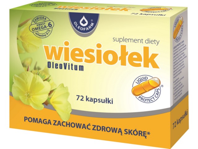 Wiesiołek interakcje ulotka kapsułki  72 kaps.