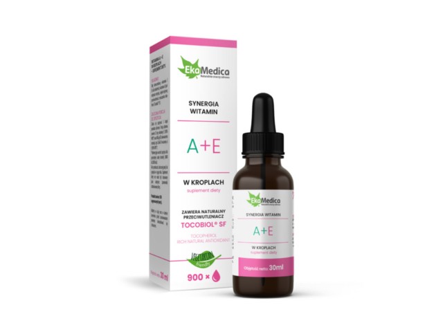 Witamina A + E interakcje ulotka krople - 30 ml