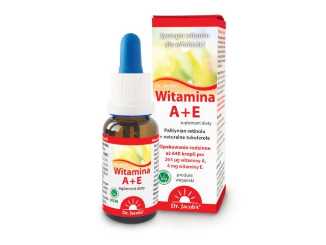 Witamina A + E interakcje ulotka krople  20 ml