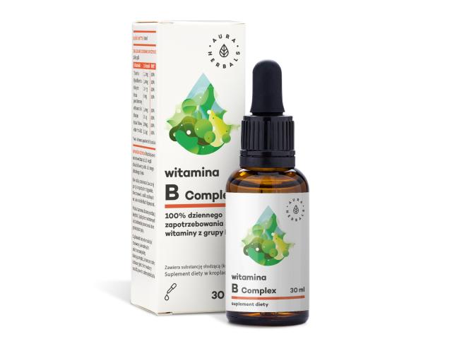 Witamina B Complex interakcje ulotka krople  30 ml