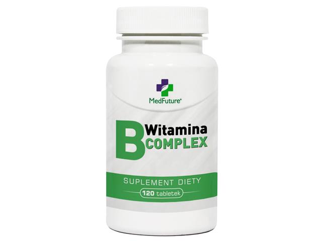 Witamina B-complex interakcje ulotka tabletki  120 tabl.