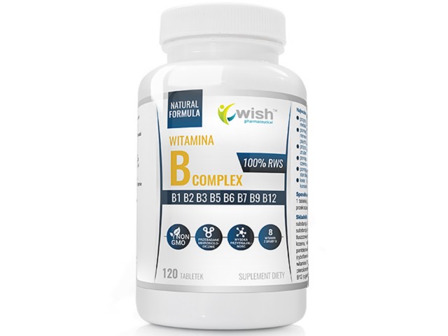 Witamina B Complex interakcje ulotka tabletki - 120 tabl.