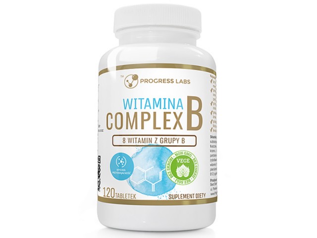 Witamina B Complex interakcje ulotka tabletki - 120 tabl.