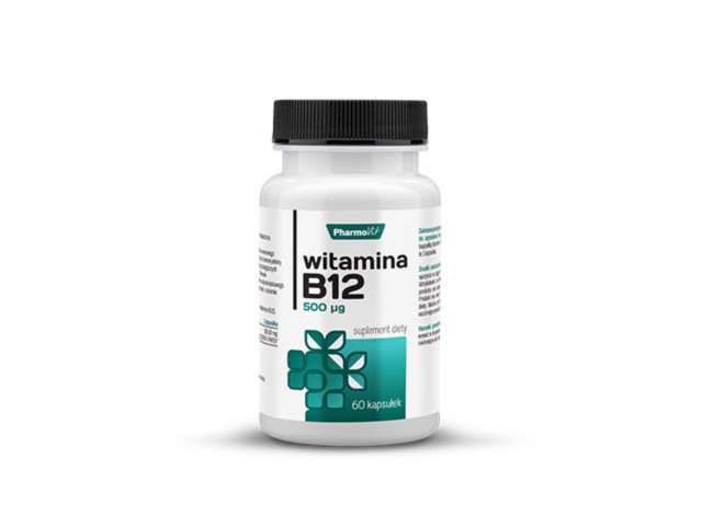 Witamina B12 500 mcg interakcje ulotka kapsułki - 60 kaps.