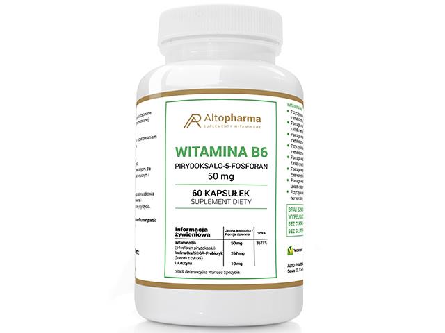 Witamina B6 50 mg interakcje ulotka kapsułki  60 kaps.