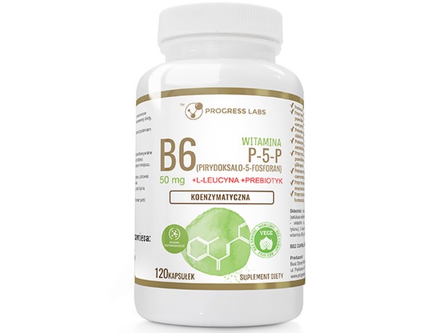 Witamina B6 P-5-P 50mg interakcje ulotka kapsułki - 120 kaps.