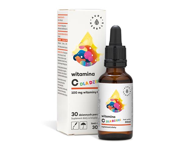 Witamina C 100 mg dla dzieci interakcje ulotka krople  30 ml