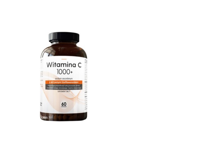 Witamina C 1000+ interakcje ulotka kapsułki - 60 kaps. (but.)
