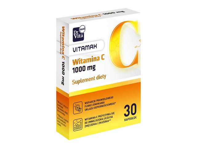 Witamina C 1000 mg interakcje ulotka kapsułki  30 kaps.