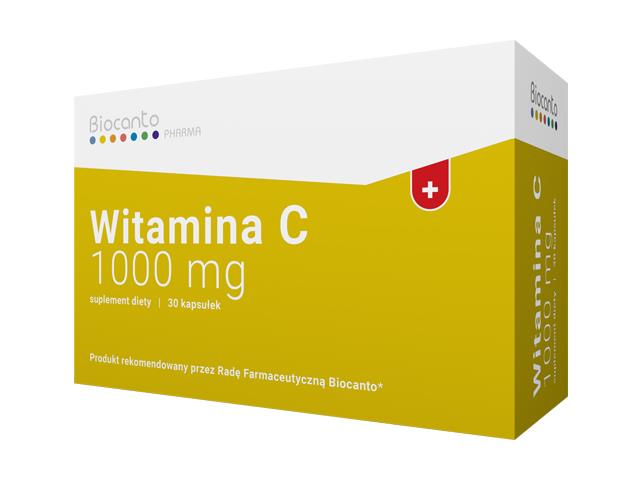 Witamina C 1000 mg interakcje ulotka kapsułki  30 kaps.