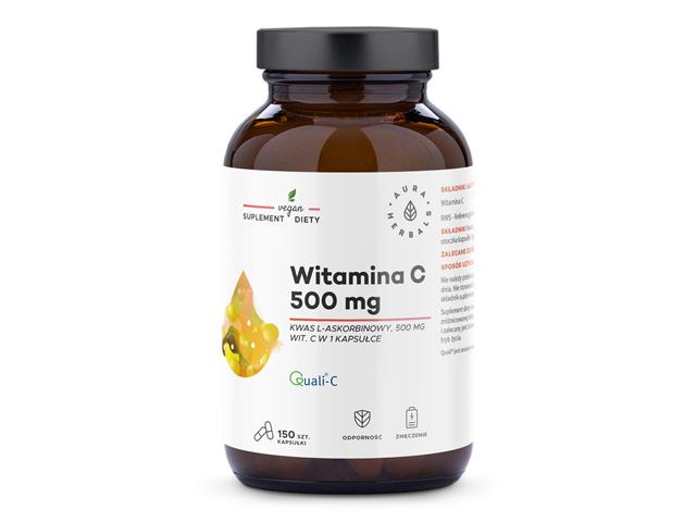 Witamina C 500 mg kapsułki interakcje ulotka kapsułki - 150 kaps.
