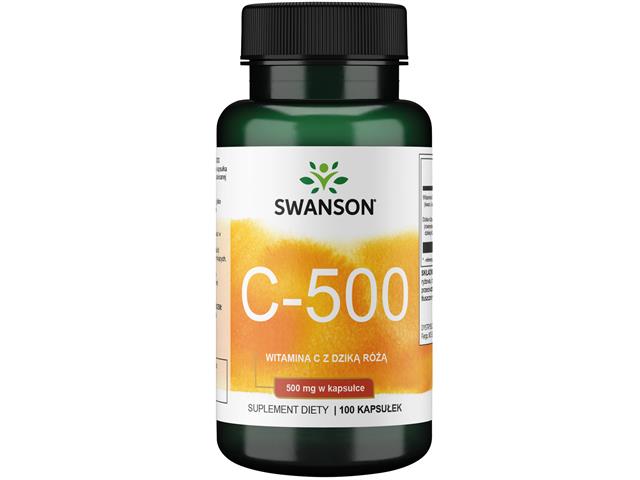 Witamina C 500 mg z dziką różą interakcje ulotka kapsułki 500 mg 100 kaps.