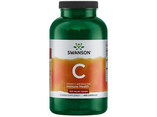 Witamina C 500 mg z dziką różą interakcje ulotka kapsułki  400 kaps.
