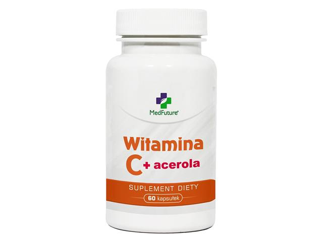 Witamina C + Acerola interakcje ulotka kapsułki - 60 kaps.