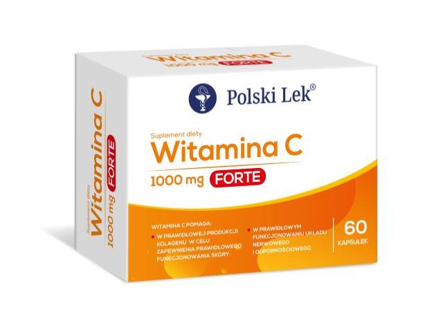 Witamina C Forte 1000 mg interakcje ulotka kapsułki - 60 kaps.