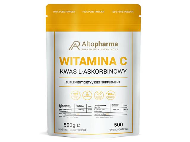 Witamina C interakcje ulotka proszek - 500 g