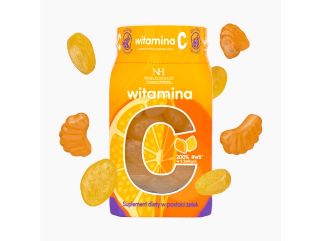 Witamina C interakcje ulotka żelki  300 g | 60 szt.