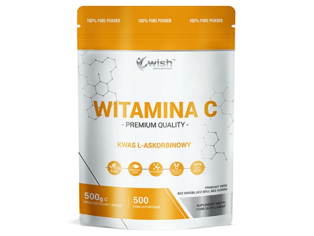 Witamina C Kwas L-Askorbinowy interakcje ulotka proszek  500 g