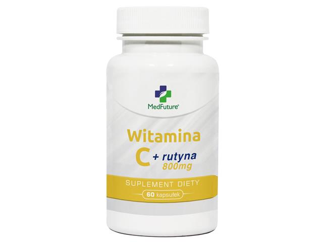 Witamina C + rutyna 800 mg interakcje ulotka kapsułki  60 kaps.