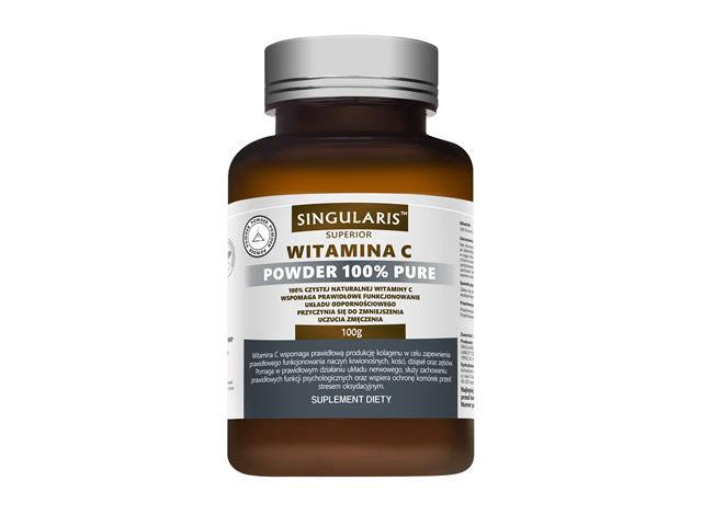 Witamina C Singularis Superior Powder 100% pure interakcje ulotka proszek - 100 g