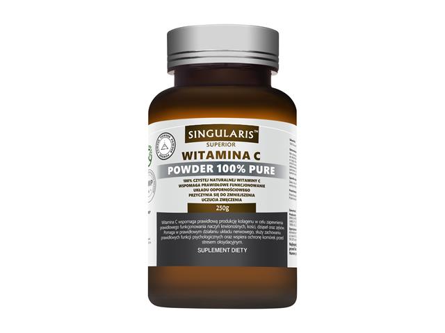 Witamina C Singularis Superior Powder 100% pure interakcje ulotka proszek  250 g