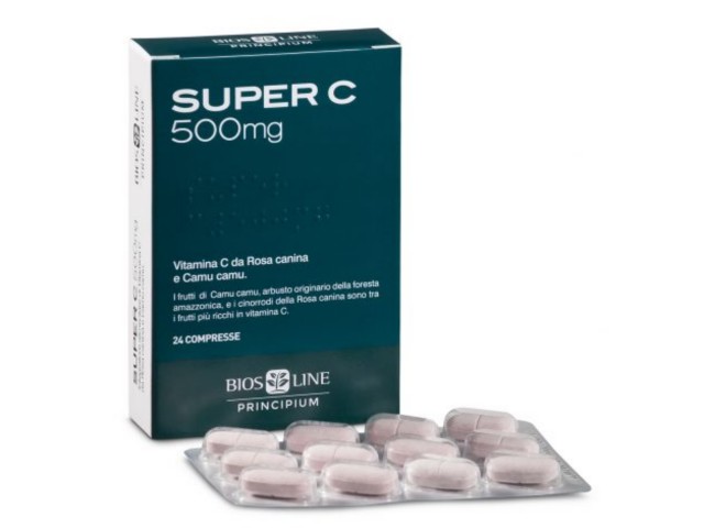 Witamina C Super 500 mg interakcje ulotka tabletki - 24 tabl.