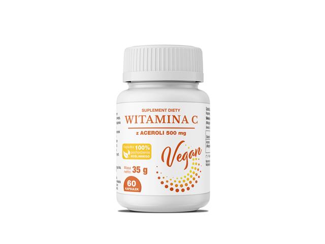 Witamina C Vegan interakcje ulotka kapsułki - 60 kaps.
