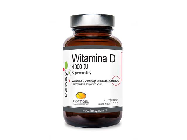 Witamina D 4000 IU interakcje ulotka kapsułki  60 kaps.