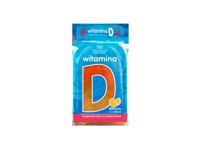 Witamina D interakcje ulotka żelki 25 mcg 180 g | 60 szt.